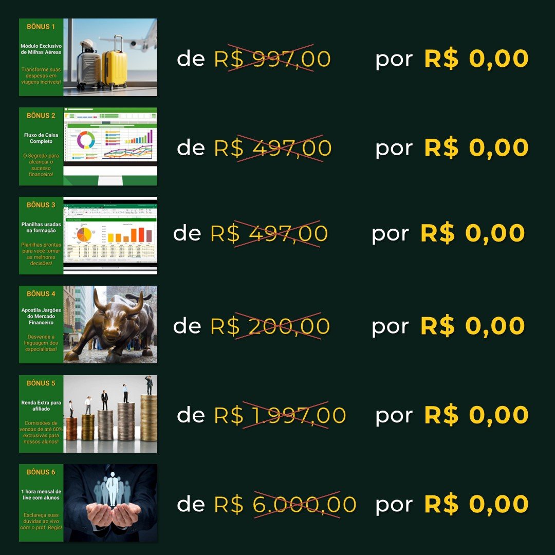 Investimento curso Virada Financeira 01